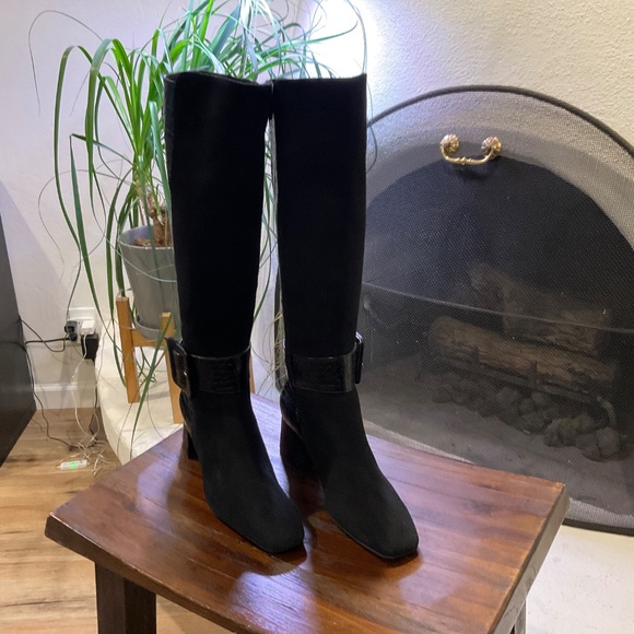 Ron White Loris Tall Boot Suede Leather size EU38/US 7.5 - Picture 3 of 8